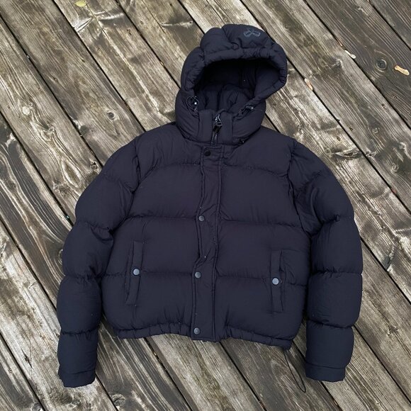 TNA The Super Puff Jacket Small Black Coat SEE DESCRIPTION - Picture 2 of 12